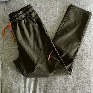 all in motion olive green track pants size medium